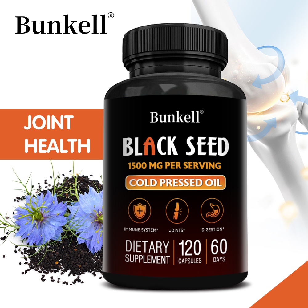 Health With Wellness - Black Seed Oil Capsules 1500mg -
