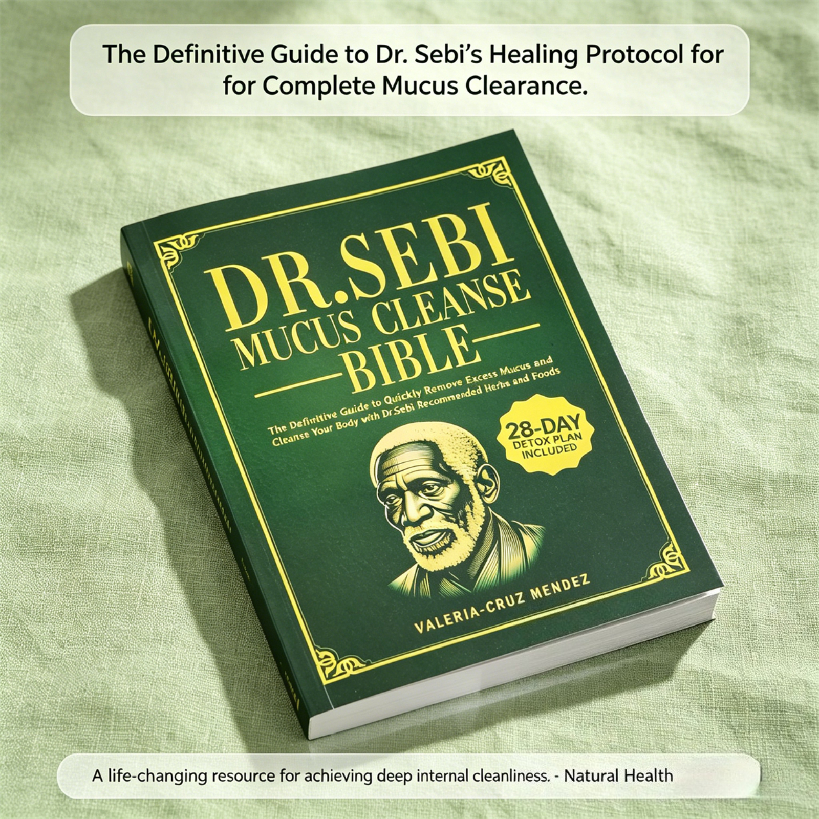 Health Wellness Food - Dr. Sebi Mucus Cleanse Bible 28-Day
