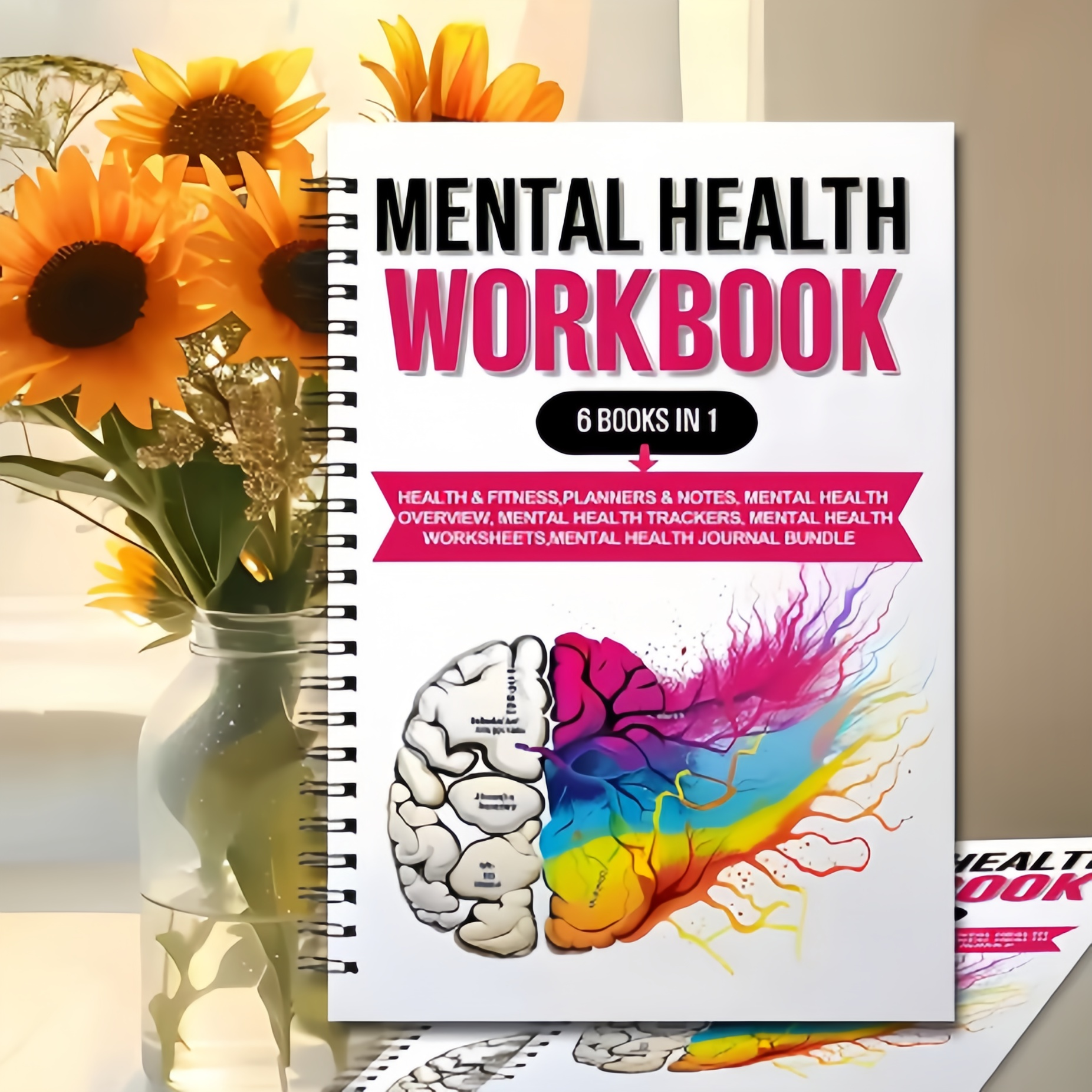 1pcs Spiral Bound 6 in 1 Menta - Health Wellness Planner recensione e prezzo