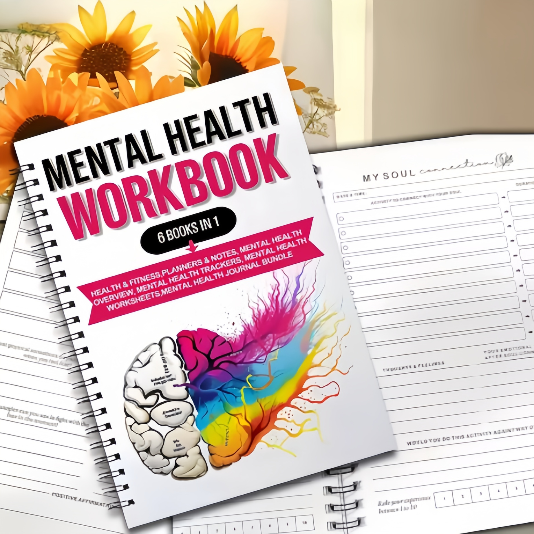 1pcs Spiral Bound 6 in 1 Menta - Health Wellness Planner recensione e prezzo
