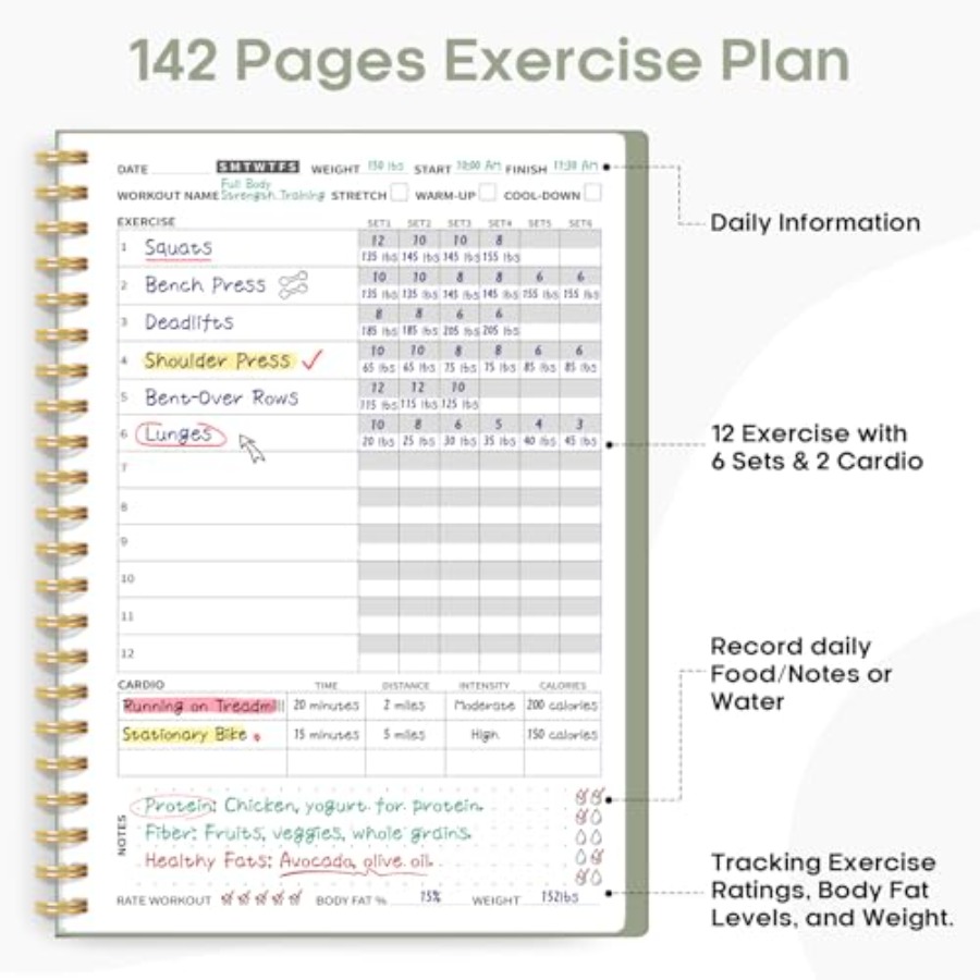 Fitness Workout Journal for Wo - Fitness Journal Planner recensione e prezzo