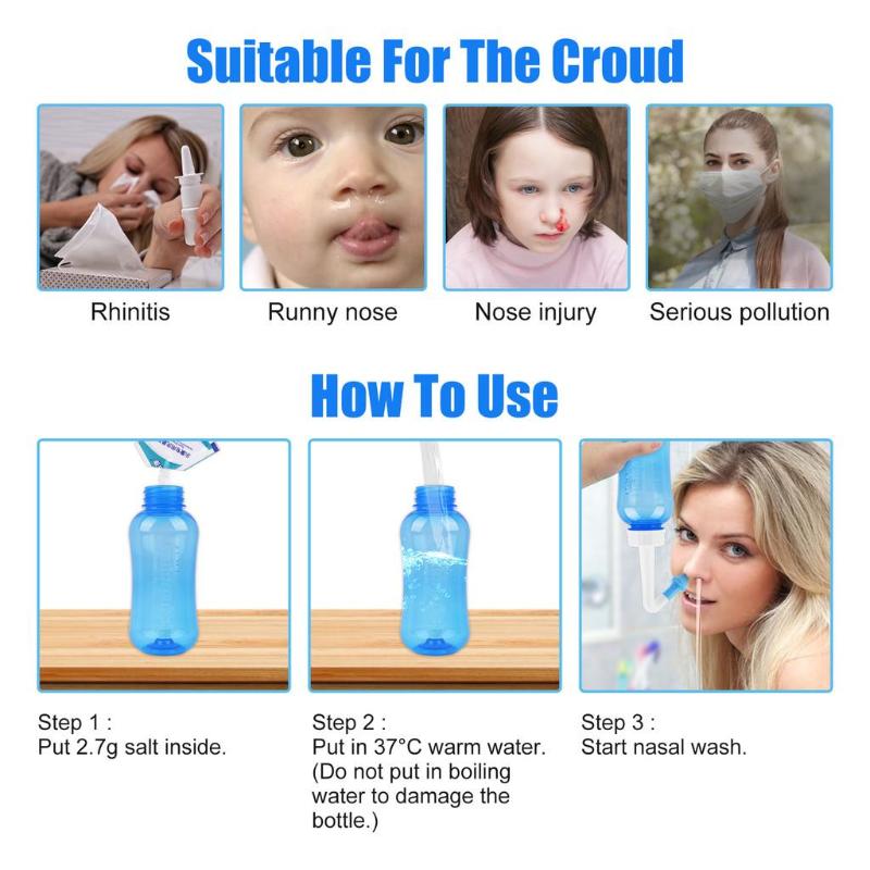 【WA】Nasal Irrigator Rinse Bott - Neti Pot Nasal Rinse recensione e prezzo