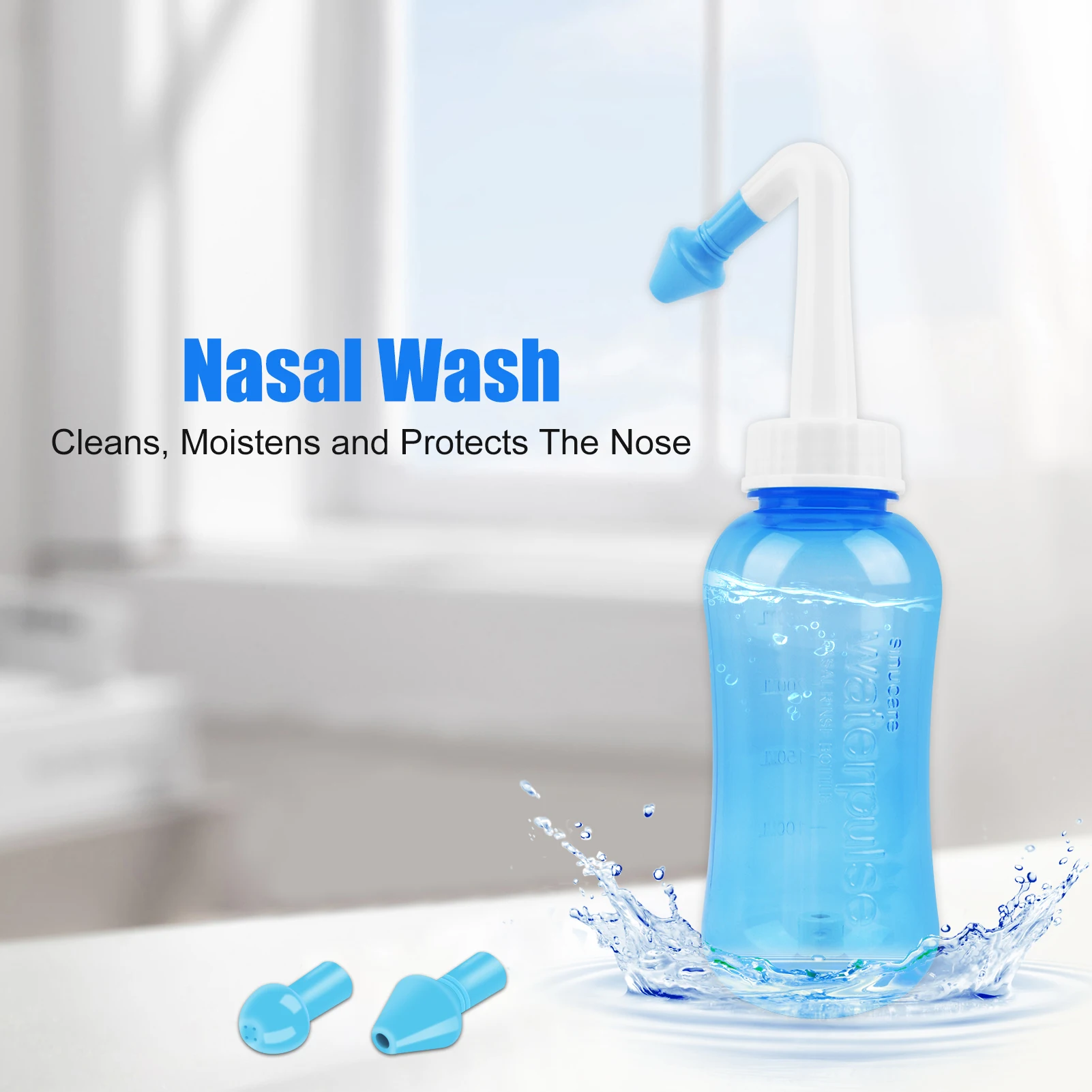 300/500ML Nose Wash Cleaner Na - Neti Pot Nasal Rinse recensione e prezzo