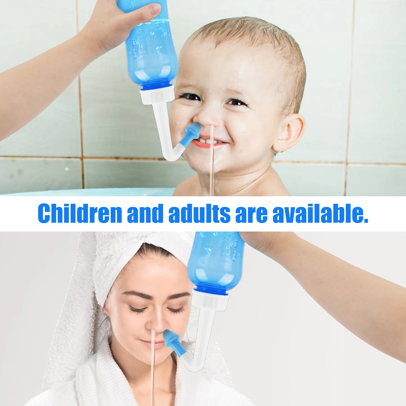 300/500ML Nose Wash Cleaner Na - Neti Pot Nasal Rinse recensione e prezzo
