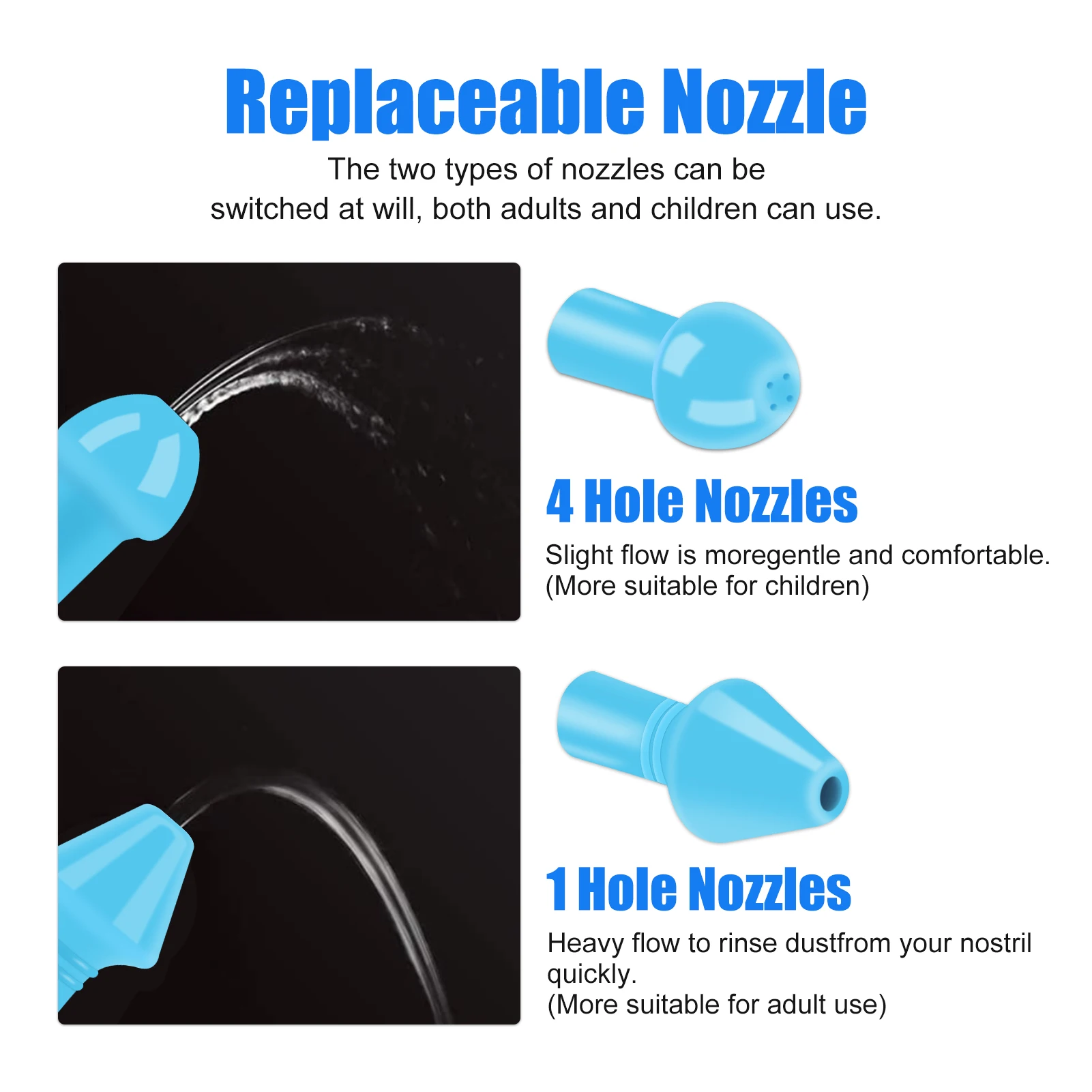 300/500ML Nose Wash Cleaner Na - Neti Pot Nasal Rinse recensione e prezzo