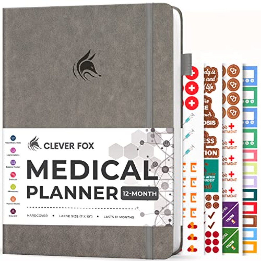 Large Medical Planner 12-Month - Health Wellness Planner recensione e prezzo