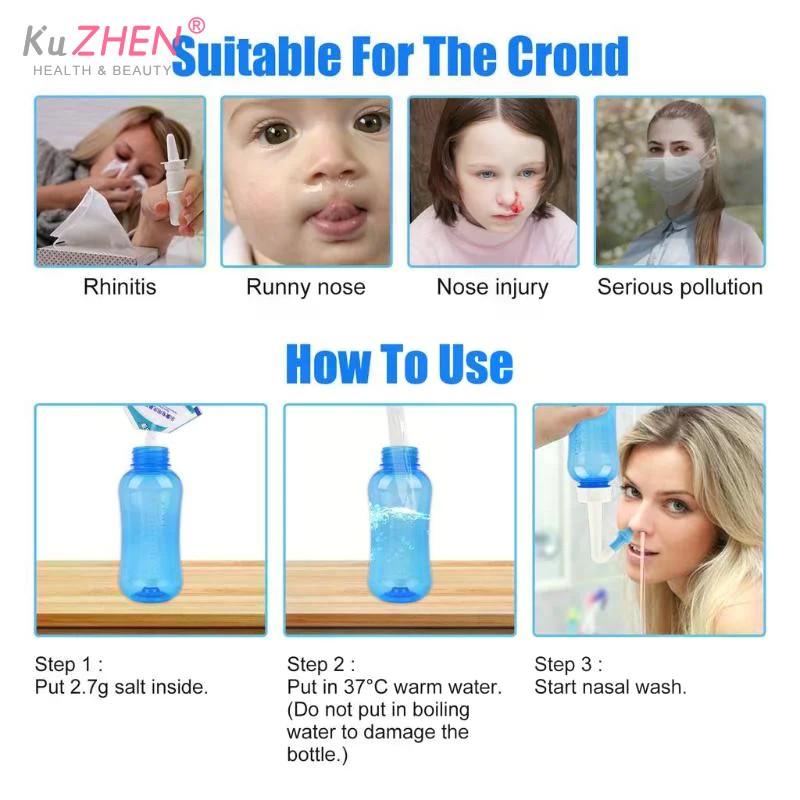 1PCS Nasal Irrigator Rinse Bot - Neti Pot Nasal Rinse recensione e prezzo