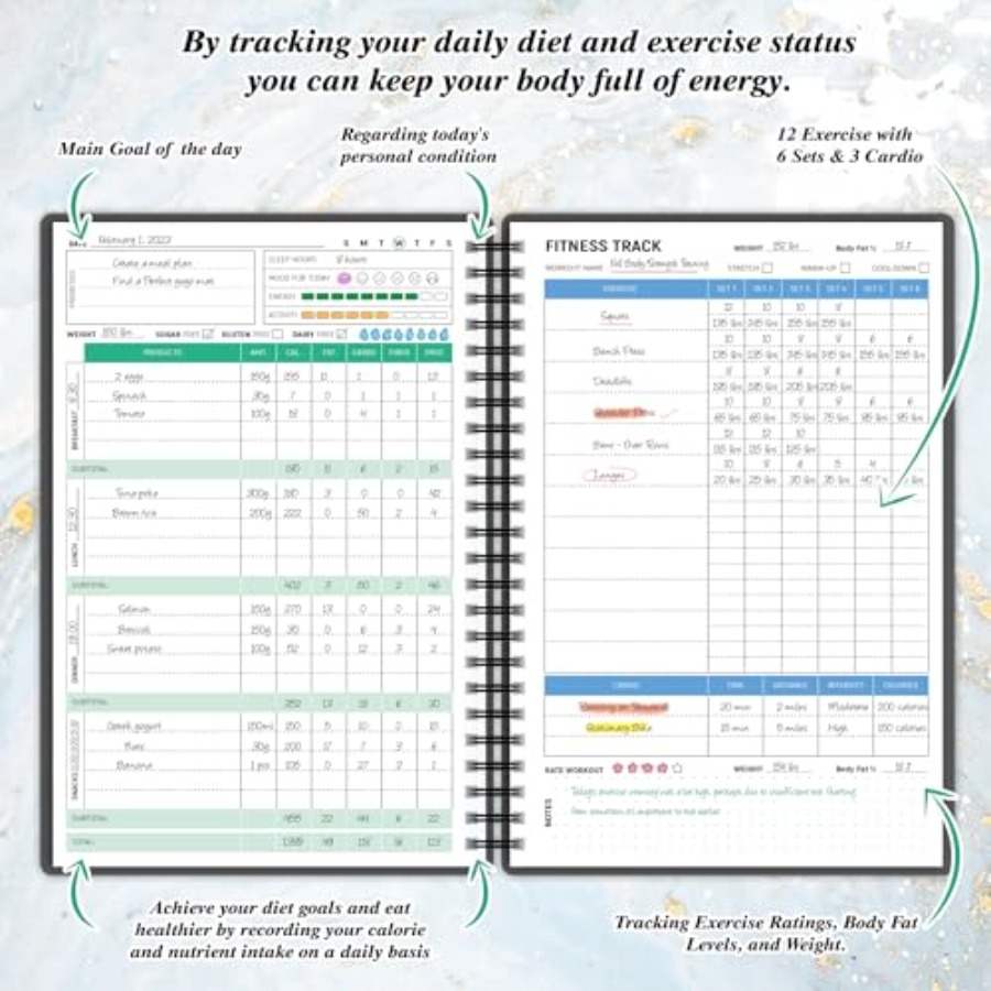 Wellness Planner and Fitness L - Health Wellness Planner recensione e prezzo