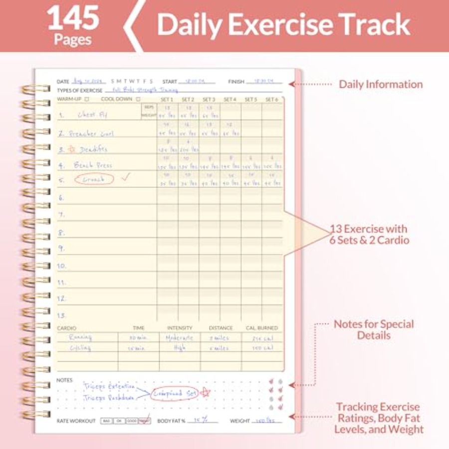 Fitness Journal Workout Planne - Fitness Journal Planner recensione e prezzo