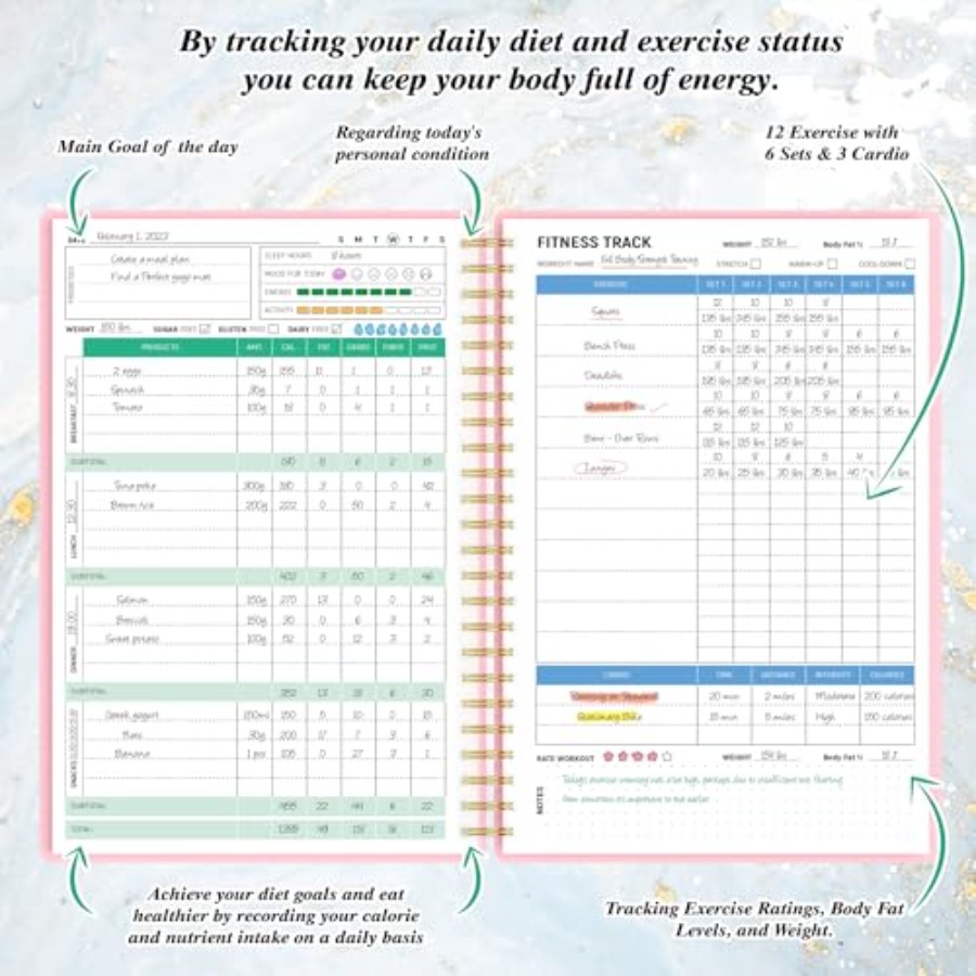 Wellness Planner and Fitness L - Health Wellness Planner recensione e prezzo