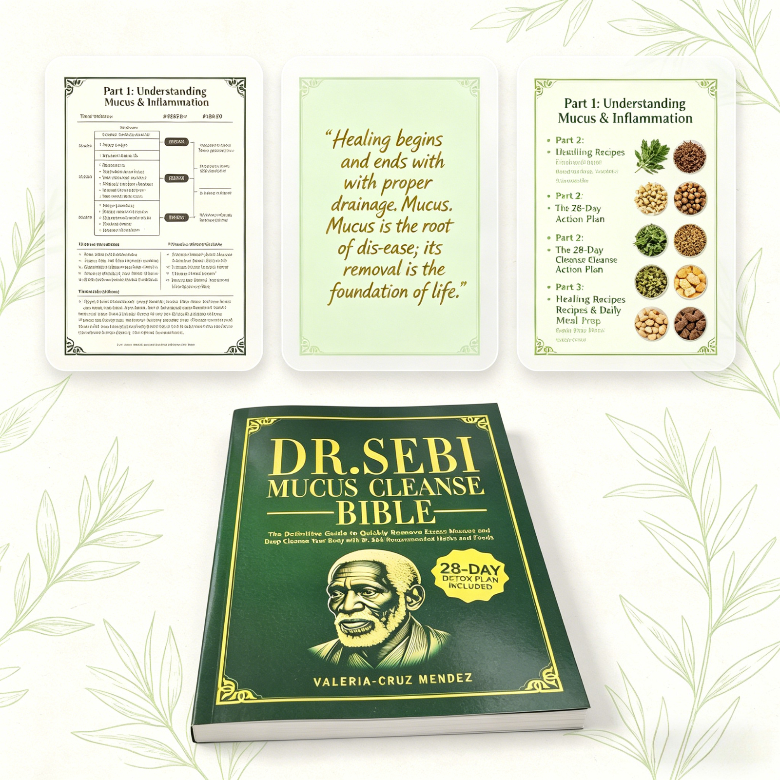 Dr. Sebi Mucus Cleanse Bible 2 - Health Wellness Food recensione e prezzo