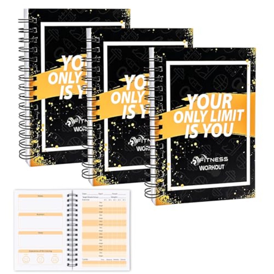 3 PCS Fitness Tracker Journal  - Fitness Journal Planner recensione e prezzo