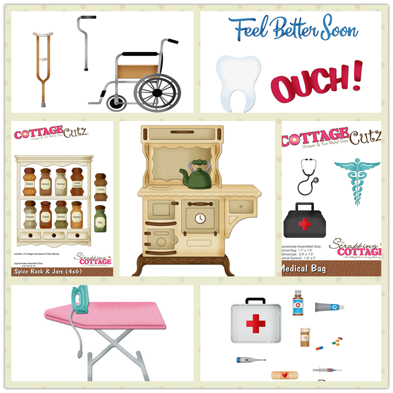 Nurse Doctor Metal Cutting Die - Health Wellness Food recensione e prezzo