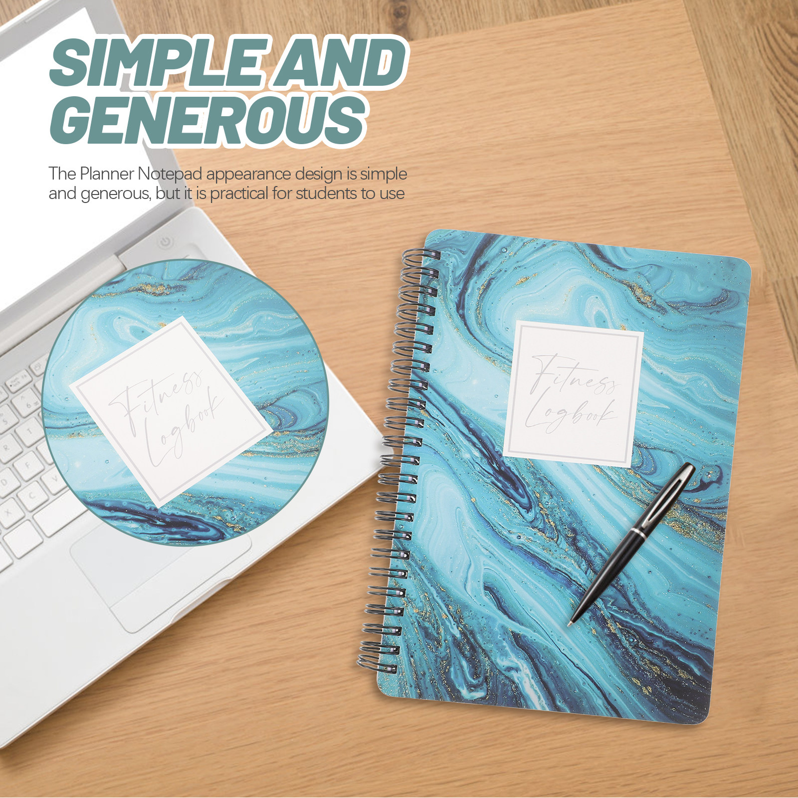 Fitness Planner Notebook with  - Fitness Journal Planner recensione e prezzo