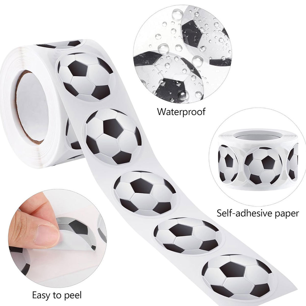 100-500pcs Footballs Stickers  - Fitness Journal Planner recensione e prezzo