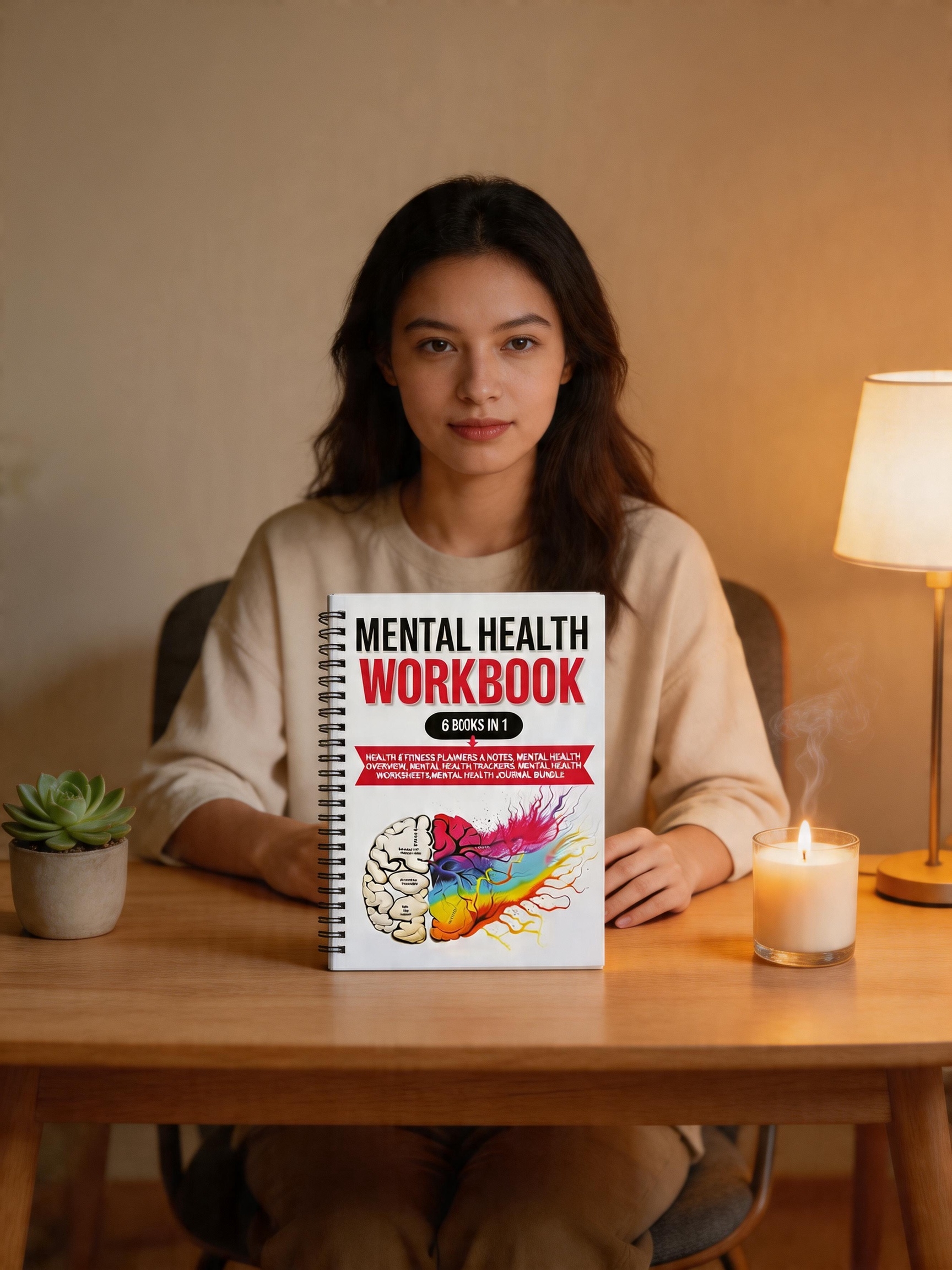 1pcs Mental Health Workbook &  - Health Wellness Planner recensione e prezzo