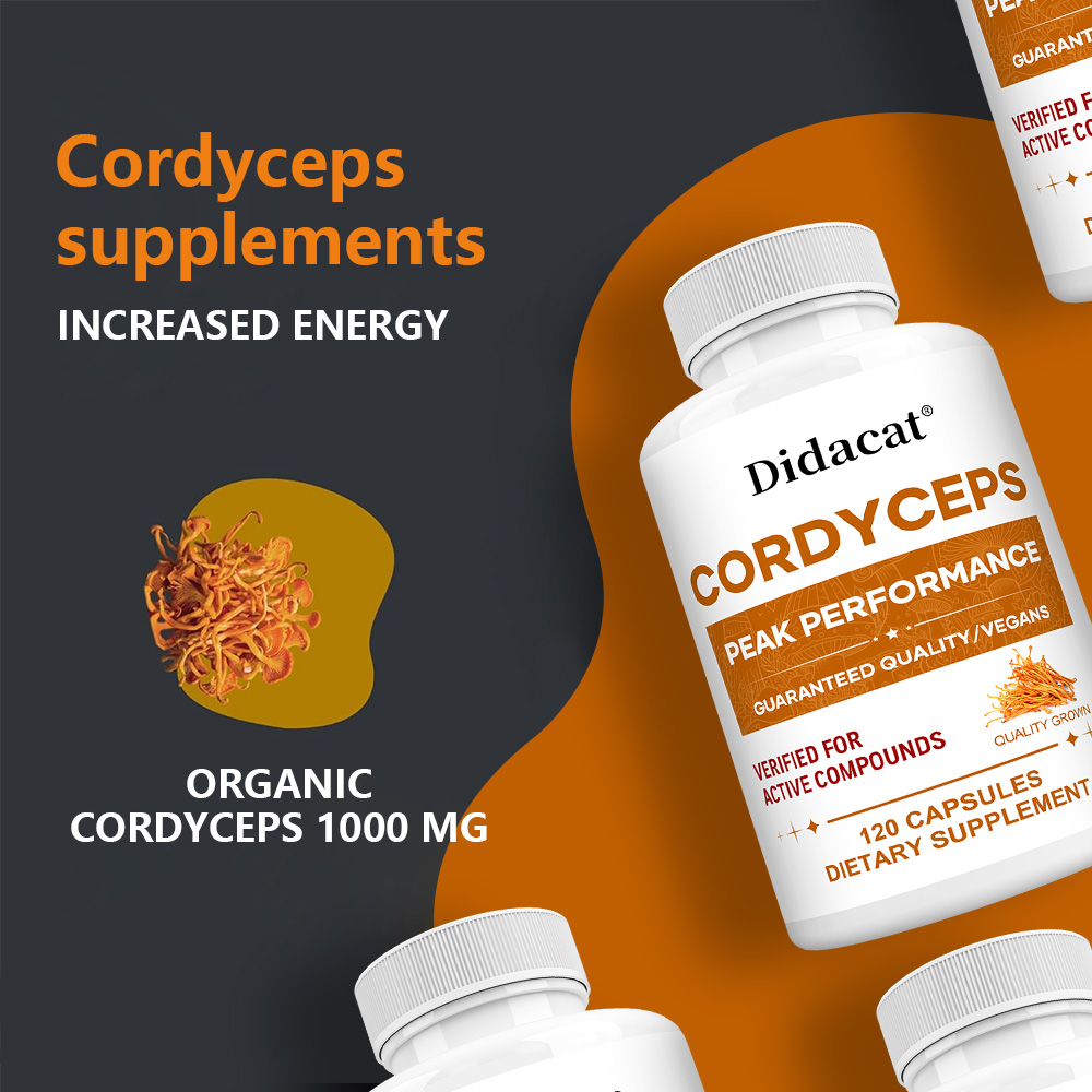 Cordyceps Mushroom Capsules 10 - Health With Wellness recensione e prezzo