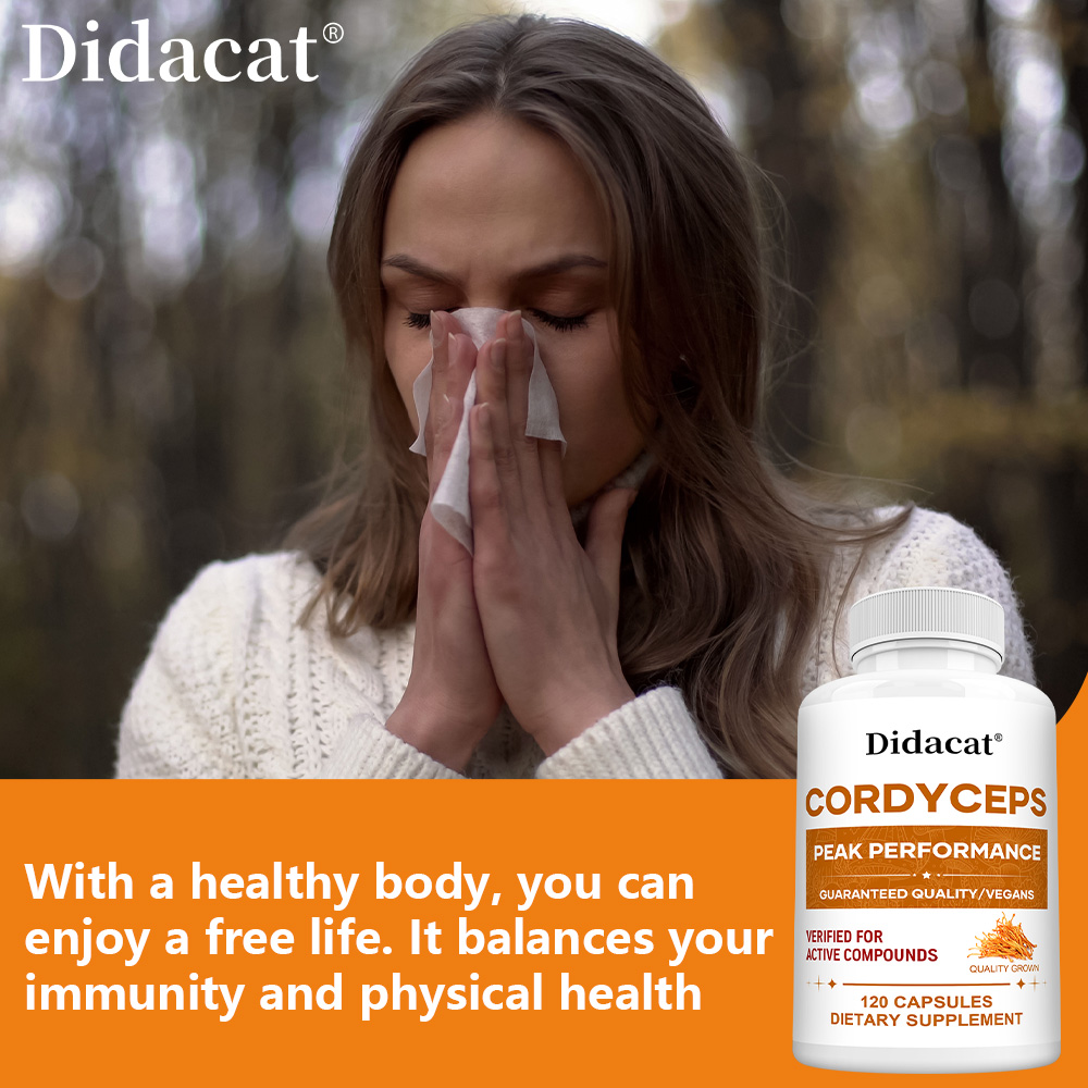 Cordyceps Mushroom Capsules 10 - Health With Wellness recensione e prezzo
