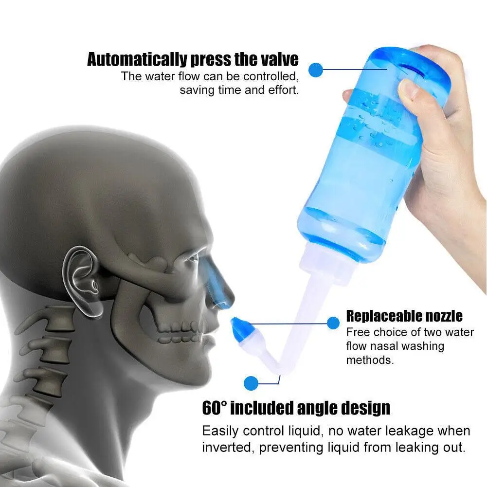 300ml  Nose Wash Cleaner Nasal - Neti Pot Nasal Rinse recensione e prezzo